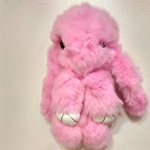 Brelock Bunny Pink 18 sm