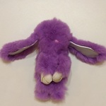 Brelock Bunny Ametist 18 sm